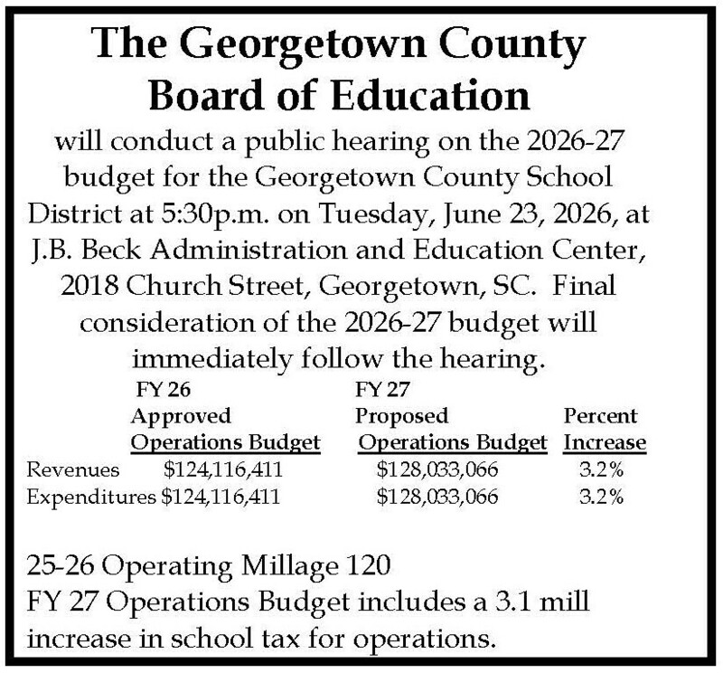 Public Hearing Scheduled for 2026-27 GCSD Budget