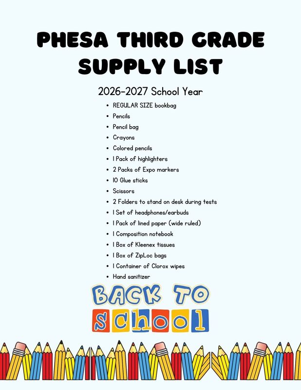 Back to School Lists
