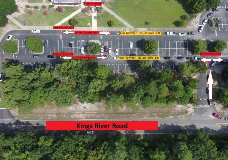 whs afternoon pickup map