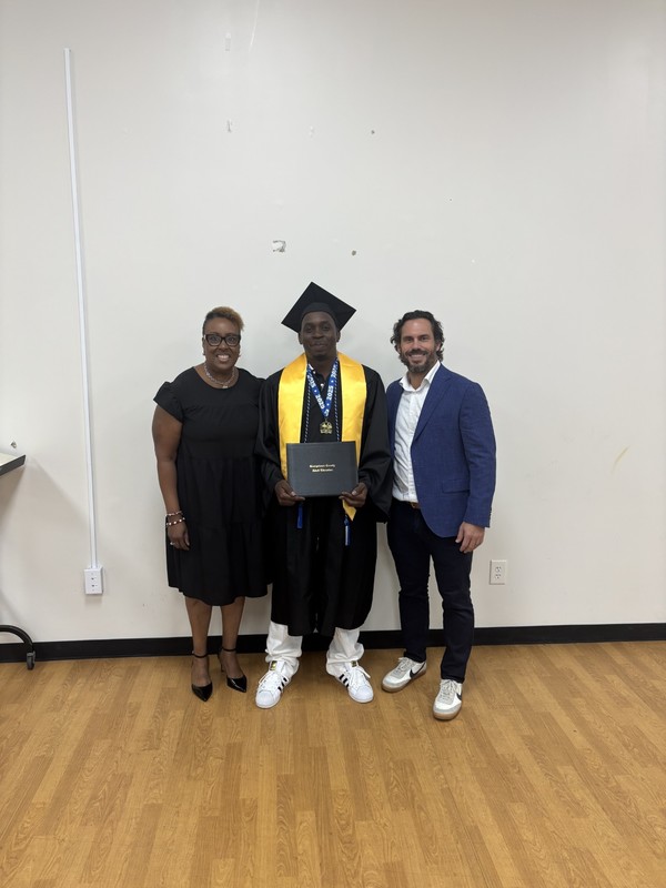 Dr. Paula Anderson, Leonard Chaplin, and Johnny Branch