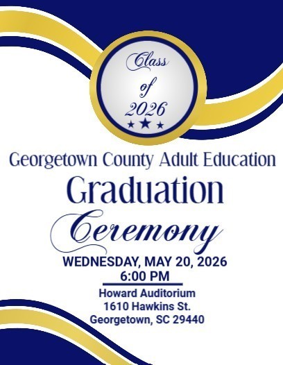 GCAE GRADUATION MAY 22, 2026 @ 6:00 pm 