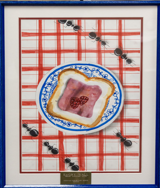 Joseph Hayes Winner -  Emory Wall 1st Grade McDES “Feast Amongst Ants”
