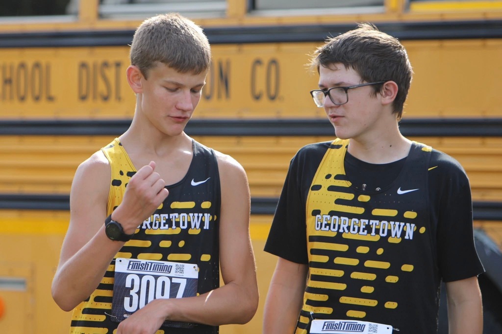 Our high school cross country teams showed up and ran hard tonight! 