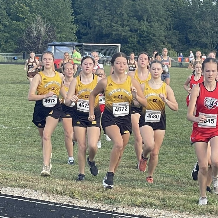 Our junior high cross country teams brought home some hardware this morning! 