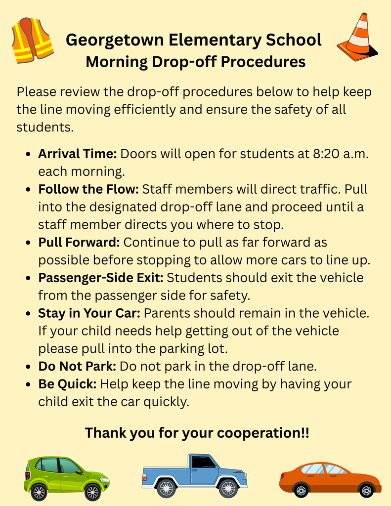 GES Drop-off Procedures