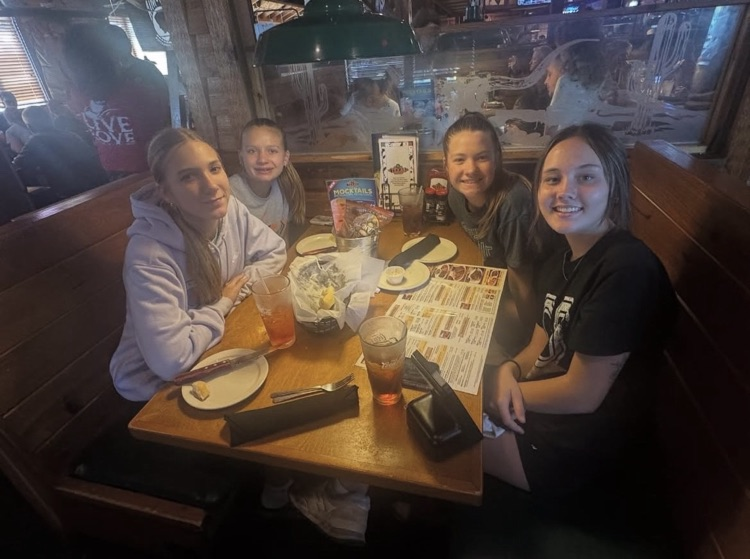 Our cross country teams enjoyed team lunch this afternoon after the Milford invitational!