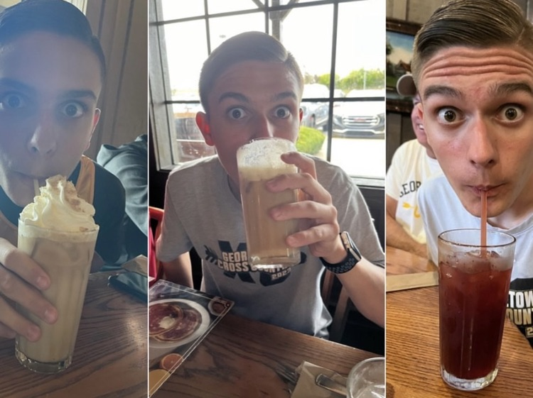 Our cross country teams enjoyed team lunch this afternoon after the Milford invitational!