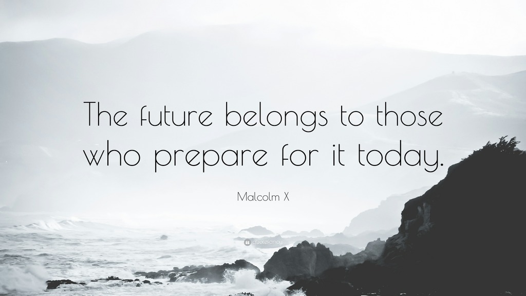 January issue quote by Malcolm X