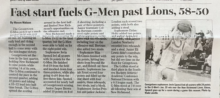 Final scores, standout plays, and stories written by our own student reporters 📰🔥