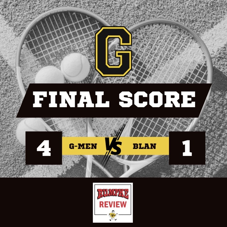 G-Men tennis claimed a league victory this evening over the Blanchester Wildcats!