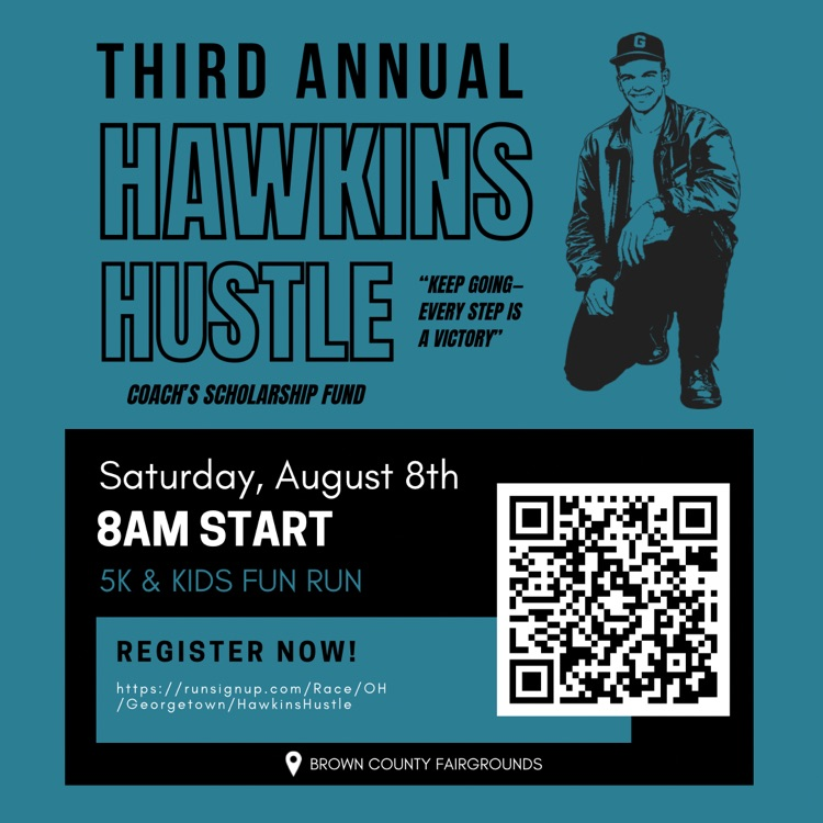 Lace up and join us for the 3rd Annual Hawkins Hustle 5K!