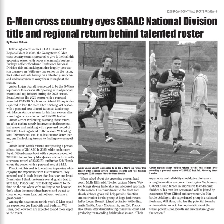 Fall Sports Preview