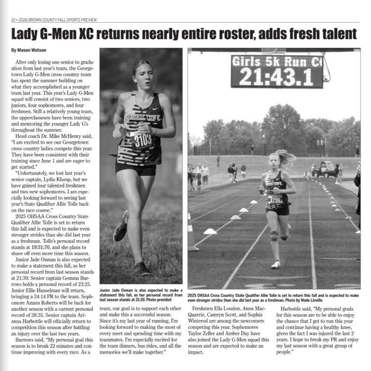 Fall Sports Preview
