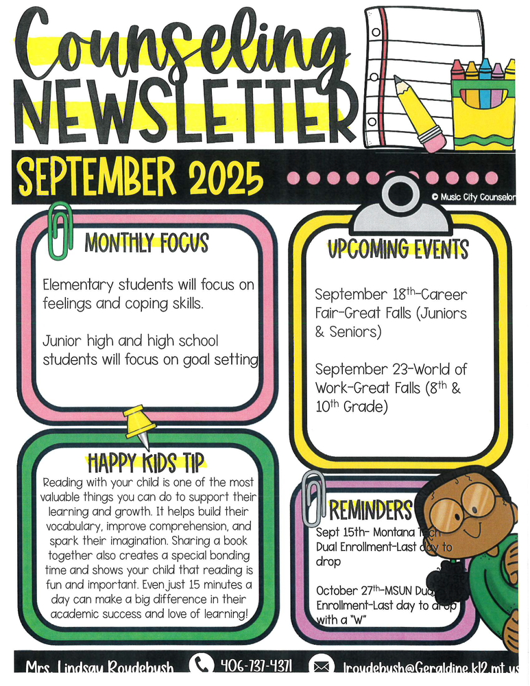 Sept Counseling Newsletter