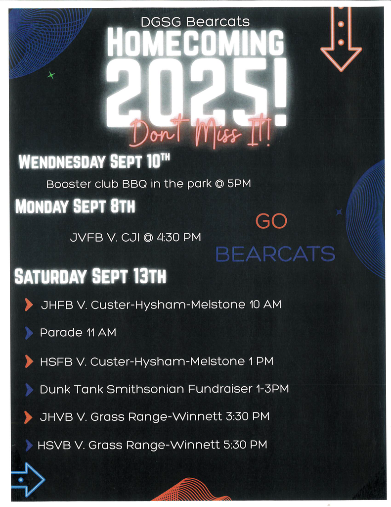 DGSG Homecoming Flyer