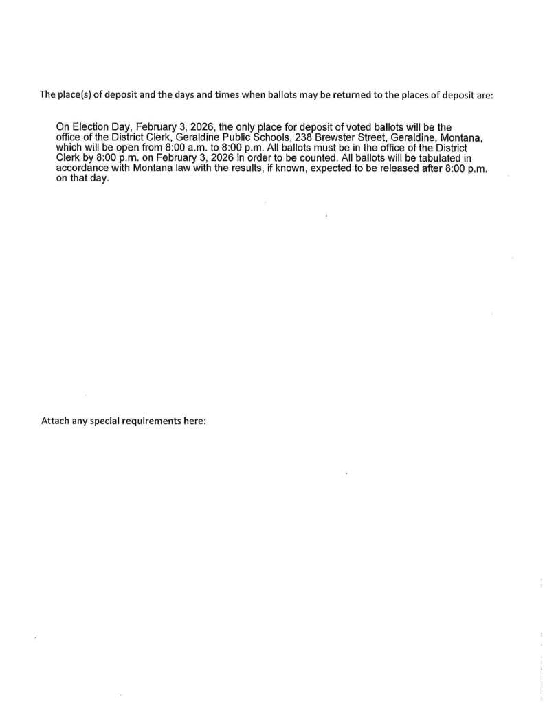 Ballot Return Instructions