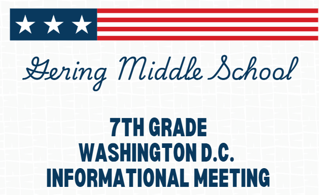 7th Grade Washington DC Meeting 