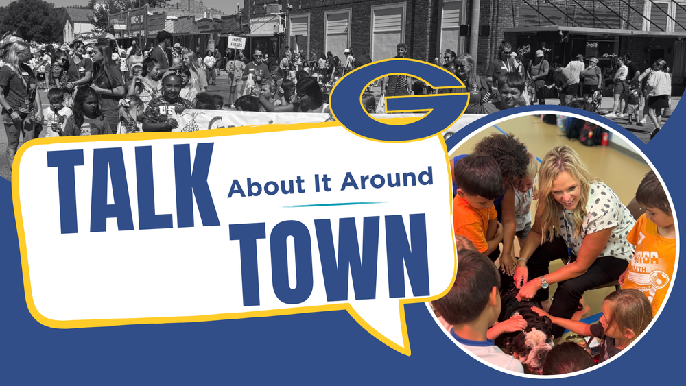 Talk About It Around Town Graphic