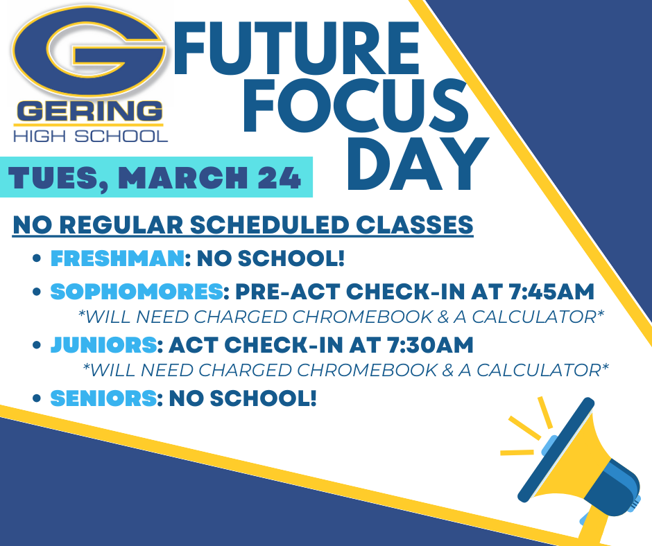 Future Focus Day Schedule - March 24