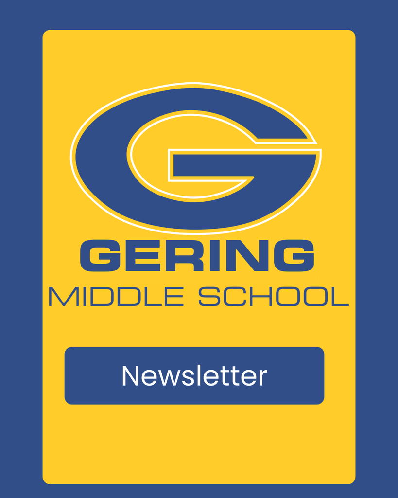 Gering Middle School August Newsletter