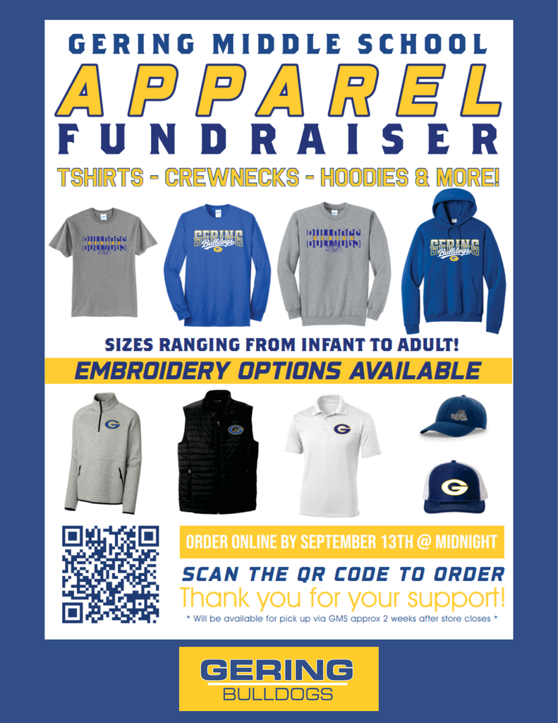 Gering Apparel Fundraiser