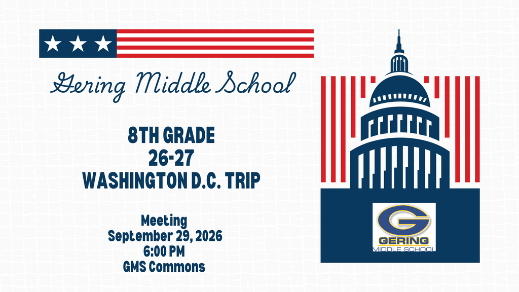8th Grade Washington D.C. Trip Info