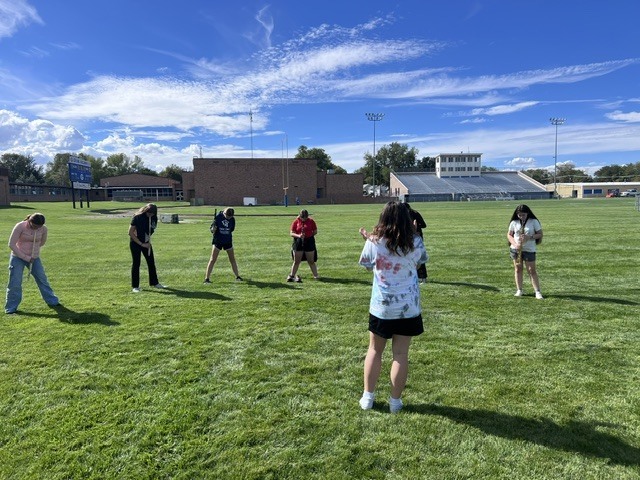 8th Grade Marching Band Practice 