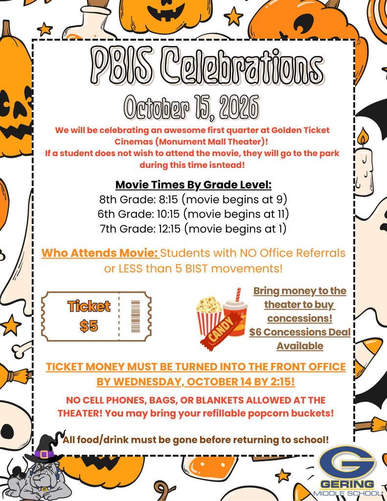 1st Quarter PBIS Celebration