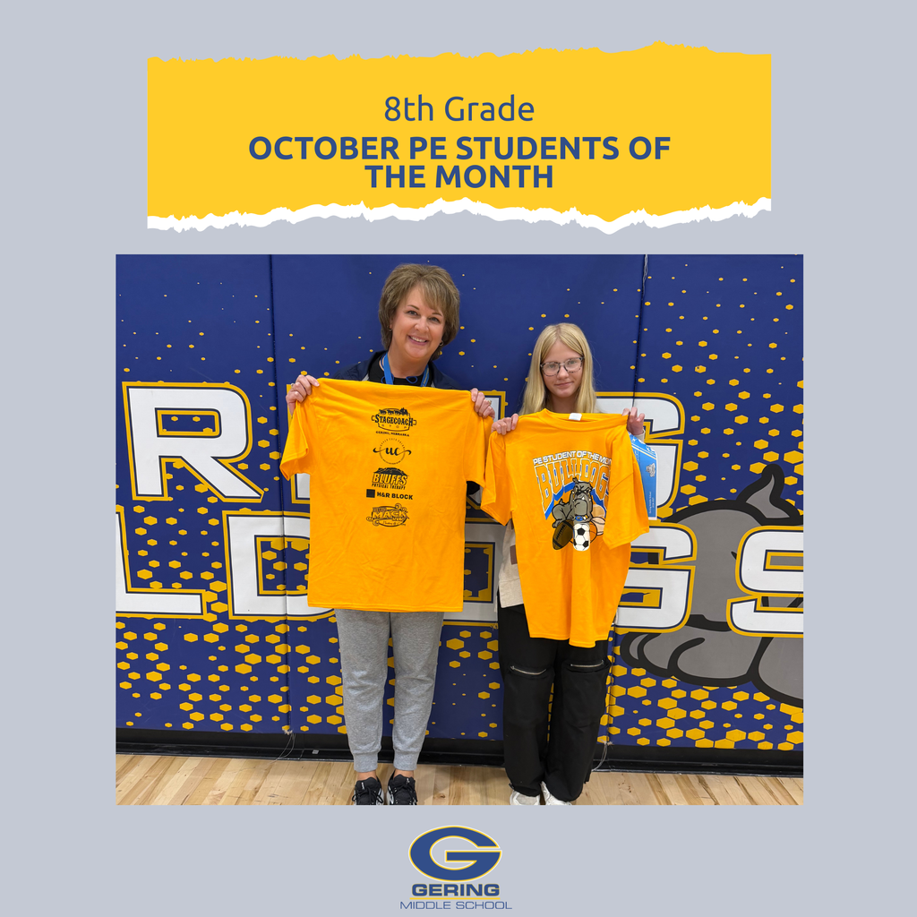 8th PE Student of the Month 