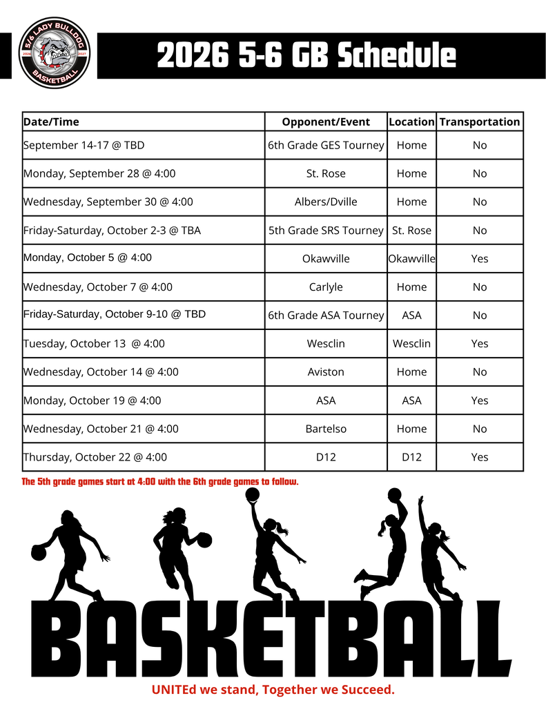 5-6 GB Schedule