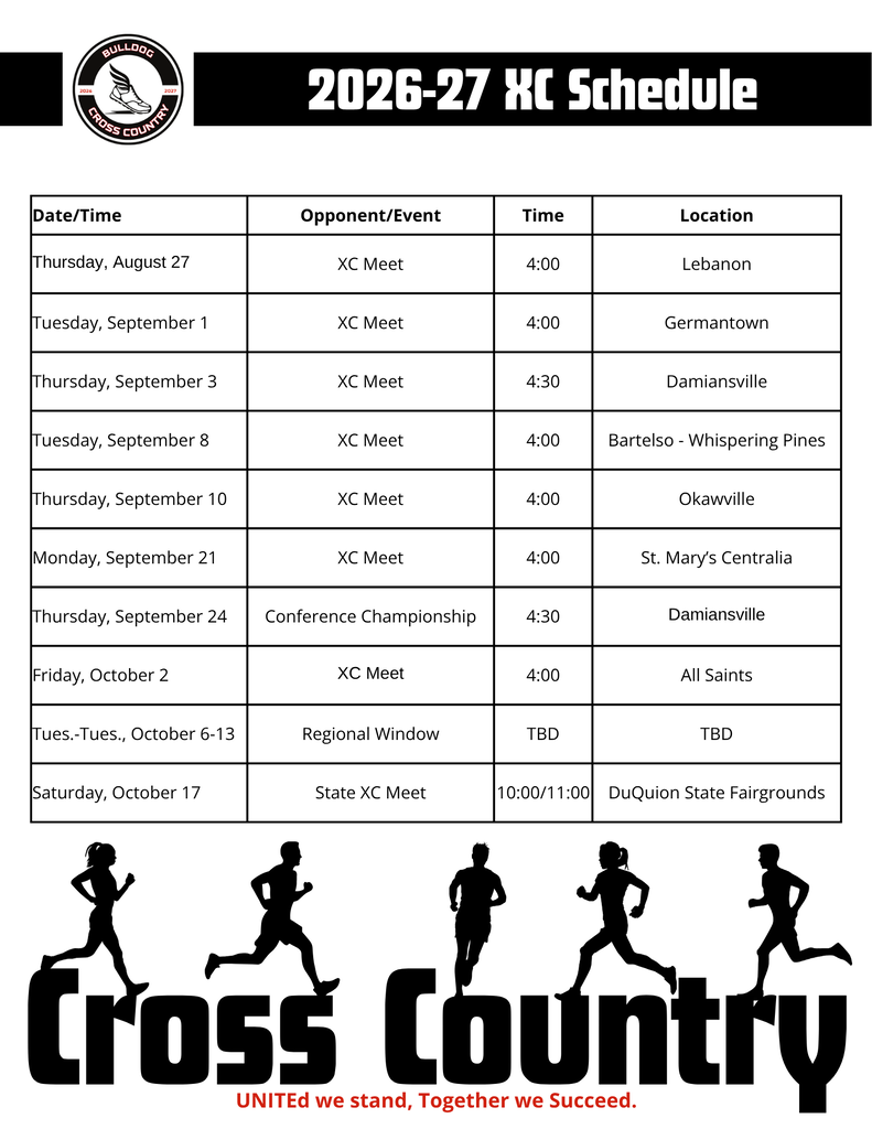 XC Schedule