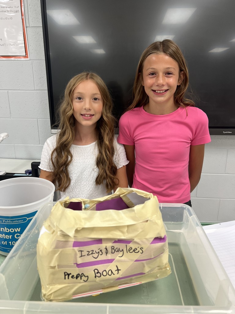 5th Grade STEM Boats