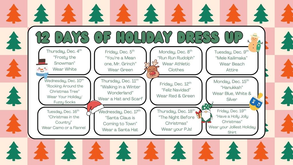 12 days of Holiday Dress Up