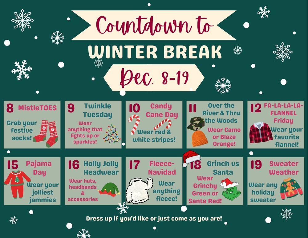 December Spirit Days