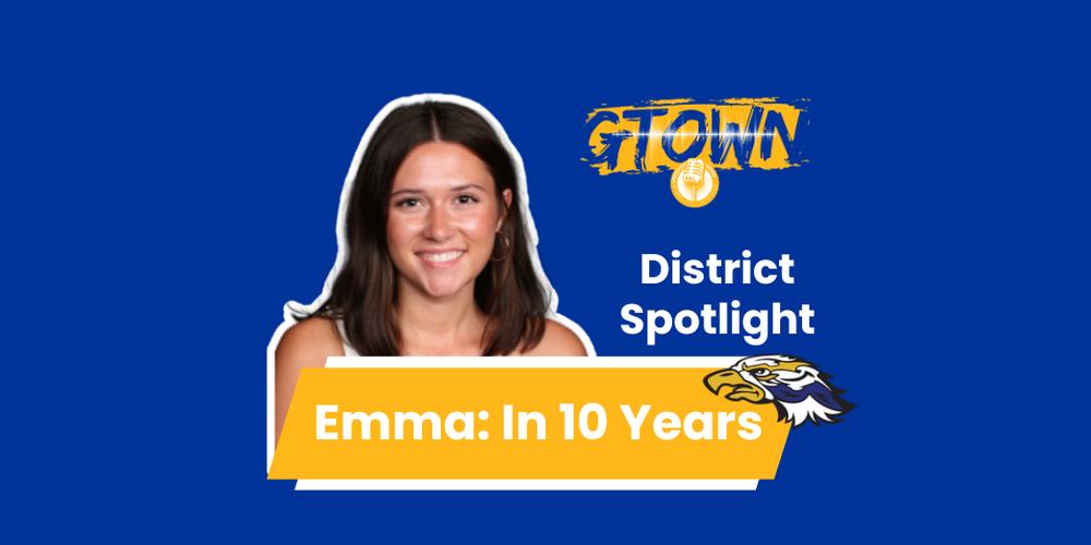 Emma was featured on a district spotlight of GTown Life after her video went viral.