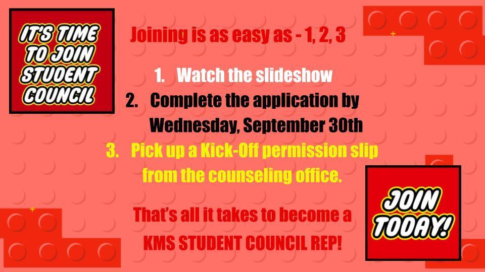 Student Council Sign up