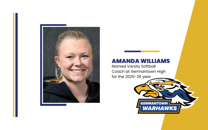 Head shot of Amanda Williams named new Germantown Softball Coach.