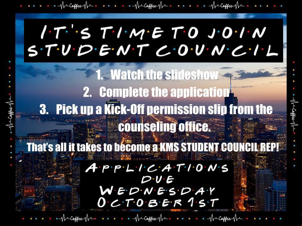 Student Council Sign up