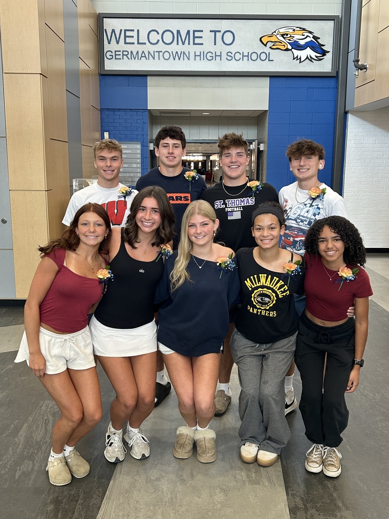 Pictured from left to right is our homecoming court: Samyiah Fox and Carson Depies; Macie Hoell and Griffin Stein; Cali Croatt and Gavin Kimmler; Gwen Wertschnig and Vinny Inga; and Bailey Bowles