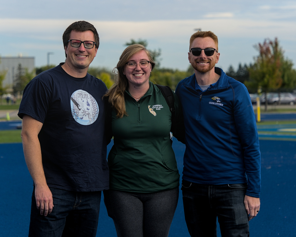 Chris Barnes (Class of 2008) – is current Fond du Lac HS band director, Trudy Burnham (Class of 2018) is current Greenfield HS band director and Andrew Stone (Class of 2008) is a current Germantown HS band director.
