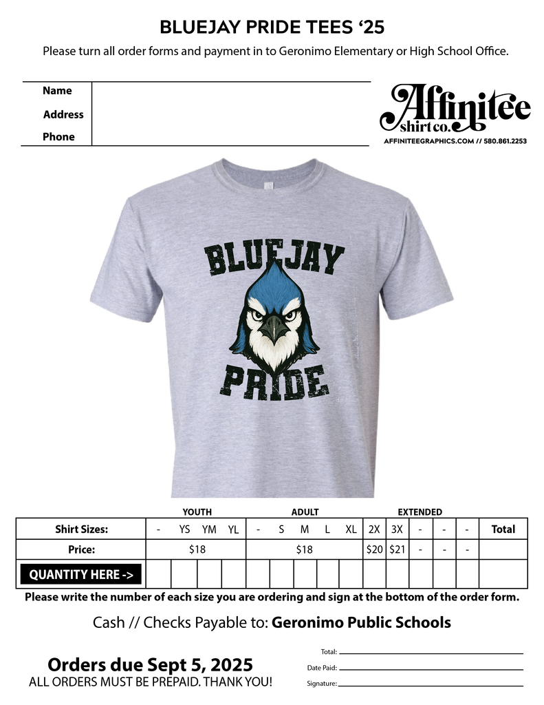 2025 spirit shirt