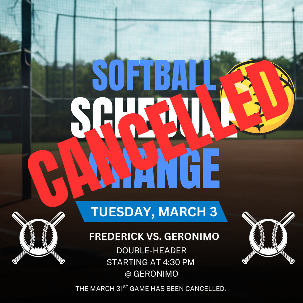 march 3 softball game has been cancelled