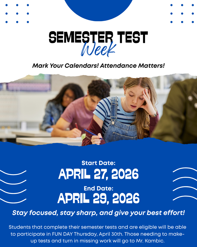 SEMESTER TESTS 2026
