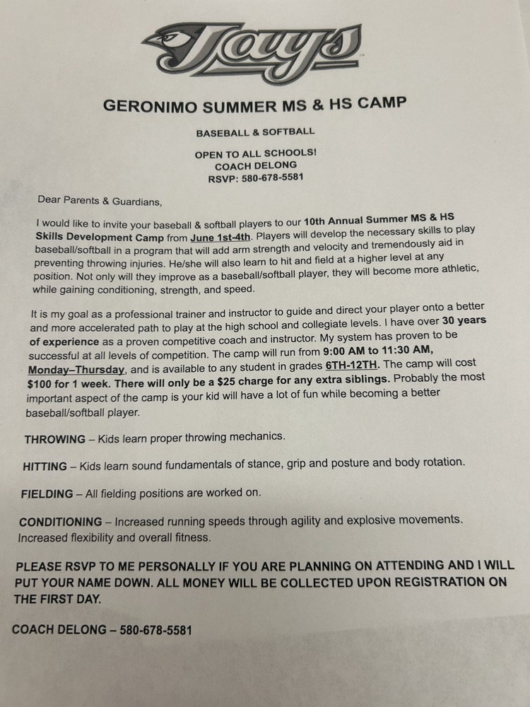 baseball camp week 1