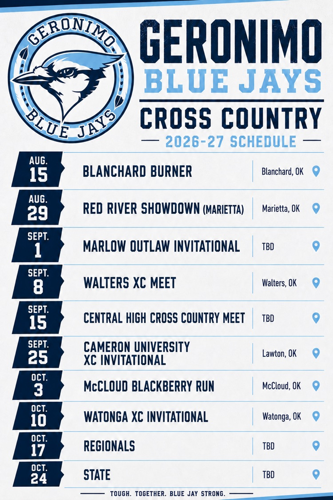 2026 XC schedule 