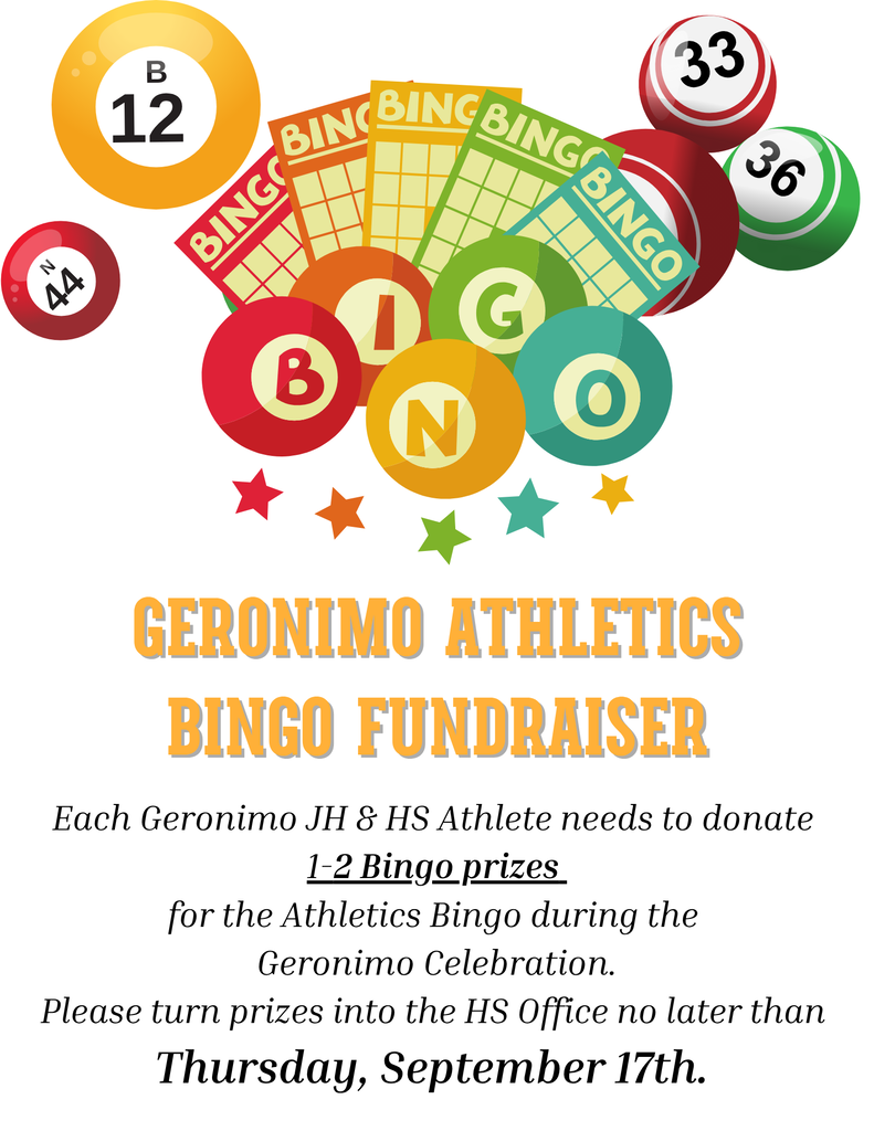jh and hs athletes flyer for fundraiser