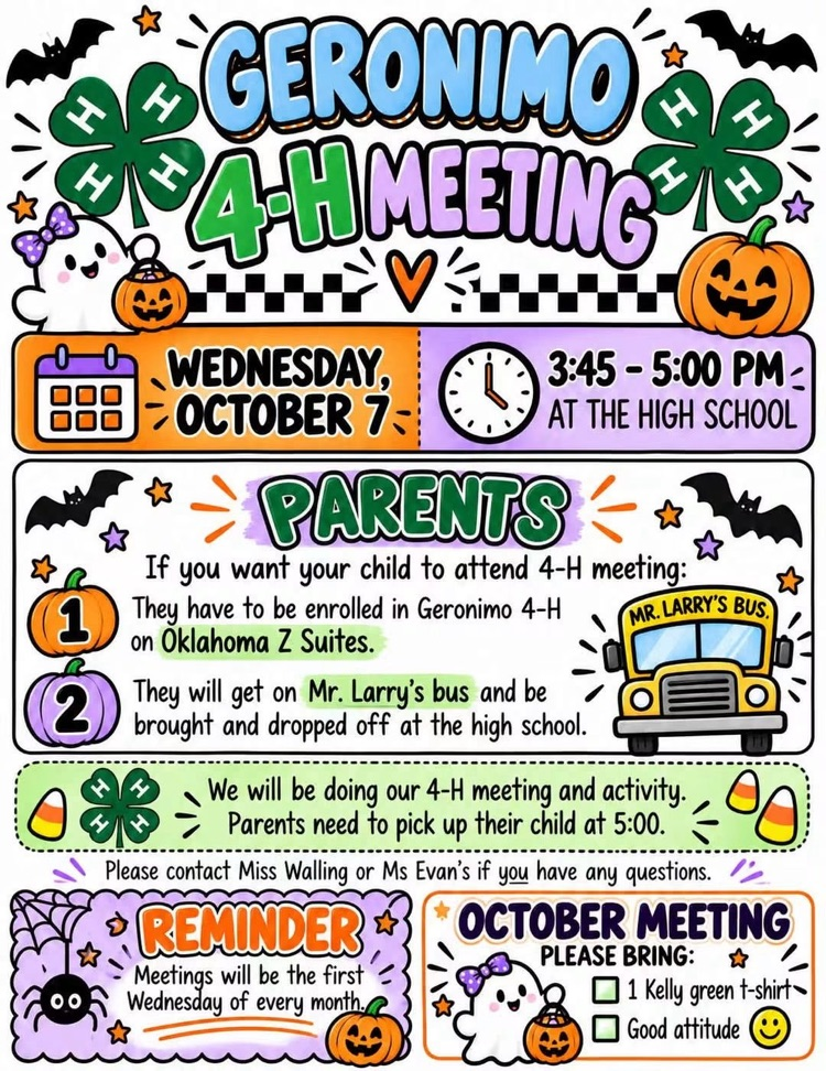 October 4H meeting