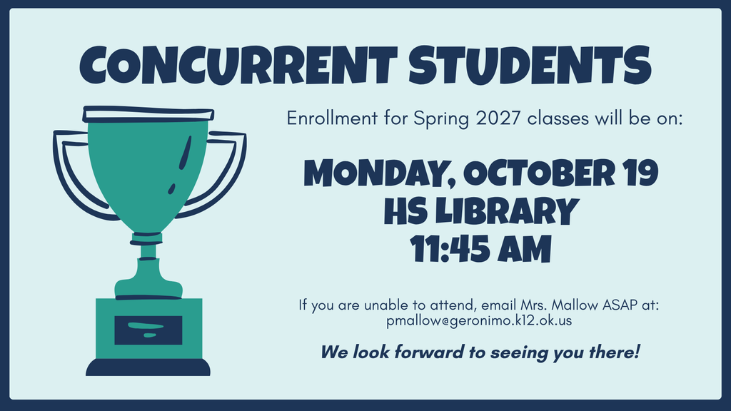 SPRING ENROLLMENT FOR CONCURRENT