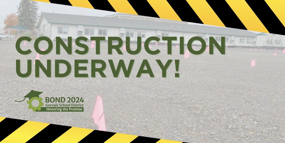 construction underway video graphic