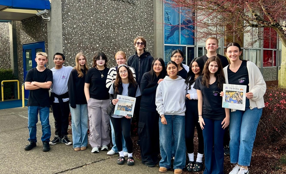 gervais high school journalism class photo